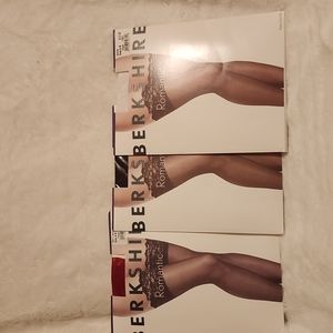 3 pkgs Berkshire lace-top thigh high stockings